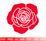 Rose Flower SVG