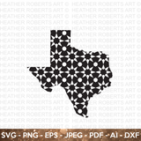 Texas Pattern Design SVG