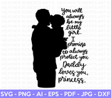 Daddy's Little Girl SVG