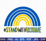 Stand With Ukraine SVG