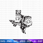 Texas Pattern Design SVG