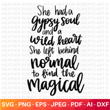 Gypsy Soul SVG