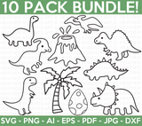 Dinosaur SVG Bundle