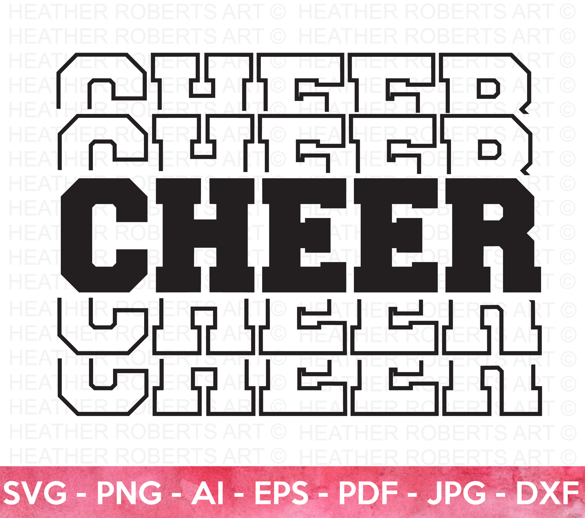 Cheer SVG – Heather Roberts Art