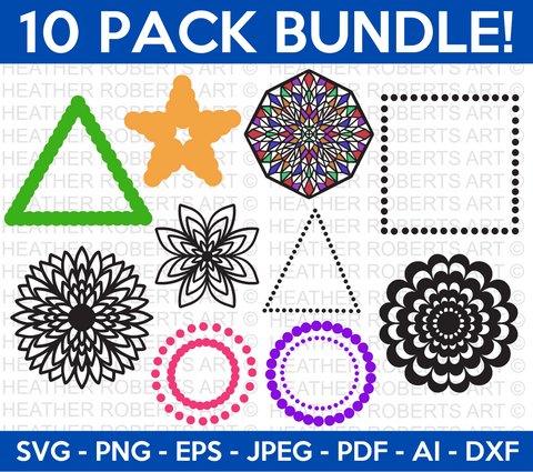 Random Shapes SVG Bundle