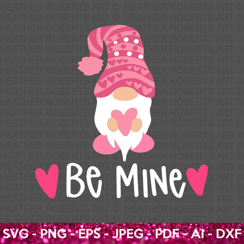 Be Mine Gnome SVG