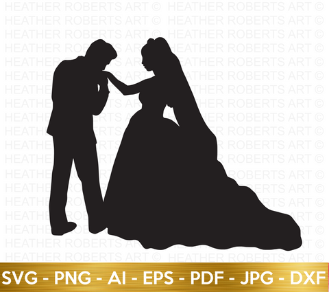 Wedding Silhouette SVG