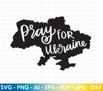 Pray For Ukraine SVG