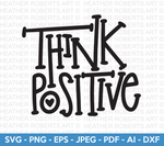 Think Positive SVG