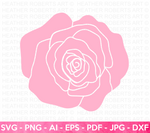 Rose Flower SVG