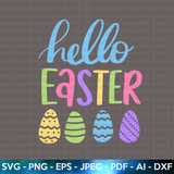 Hello Easter Svg