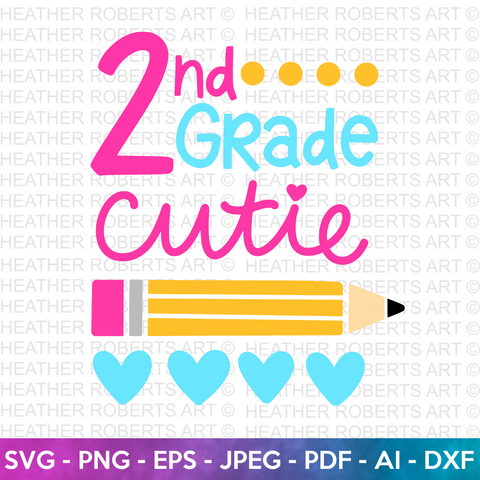 Second Grade Cutie SVG