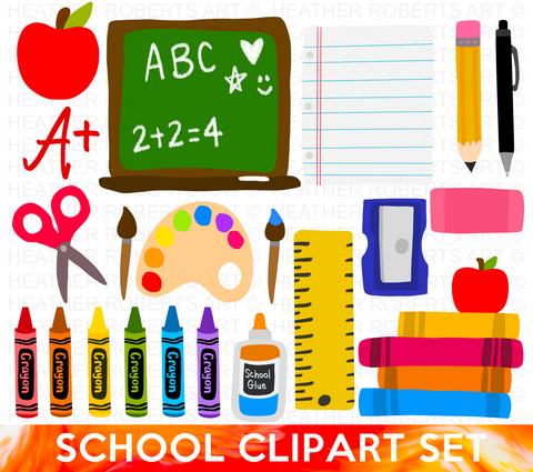School Clipart Set