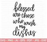 Wash My Dishes SVG