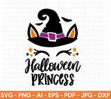 Halloween Princess SVG