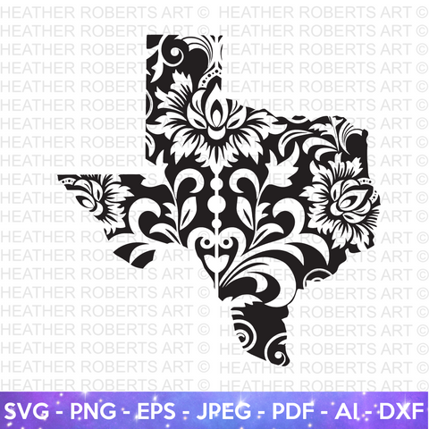 Texas Pattern Design SVG