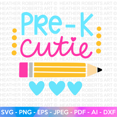 Pre-K Cutie SVG