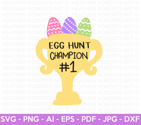 Egg Hunt Champion SVG