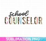 School Counselor Sublimation PNG