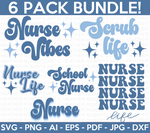 Retro Nurse SVG Bundle