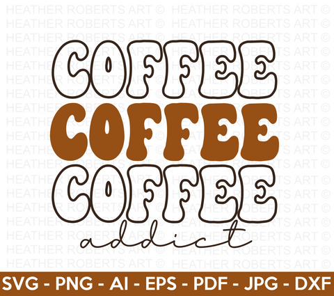 Coffee Addict SVG