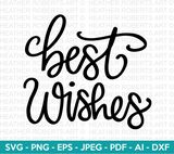 Best Wishes SVG