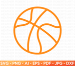Basketball Outline SVG