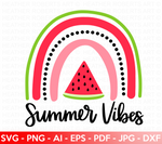 Watermelon Rainbow SVG