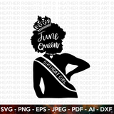 Birthday Queen of June SVG