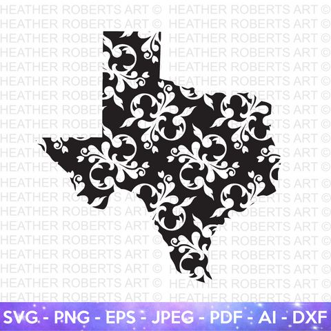 Texas Pattern Design SVG