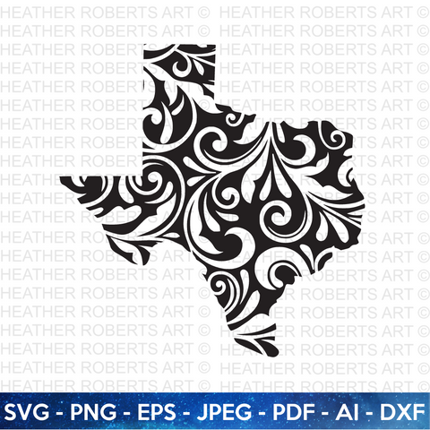 Texas Pattern Design SVG