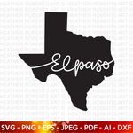 El Paso City SVG