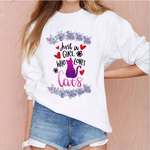 A Girl Who Loves Cats Sublimation PNG
