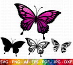 Layered Butterfly SVG