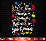 Believe in Good People Colored SVG