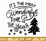 Most Wonderful Time of the Year SVG