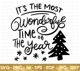 Most Wonderful Time of the Year SVG