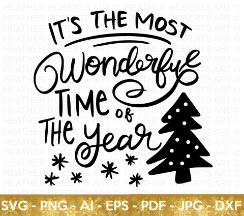 Most Wonderful Time of the Year SVG