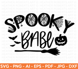 Spooky Babe SVG