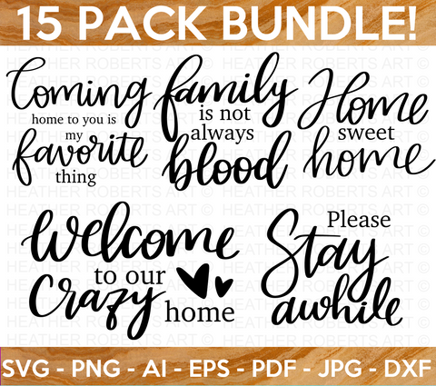 Farmhouse Sign SVG Bundle