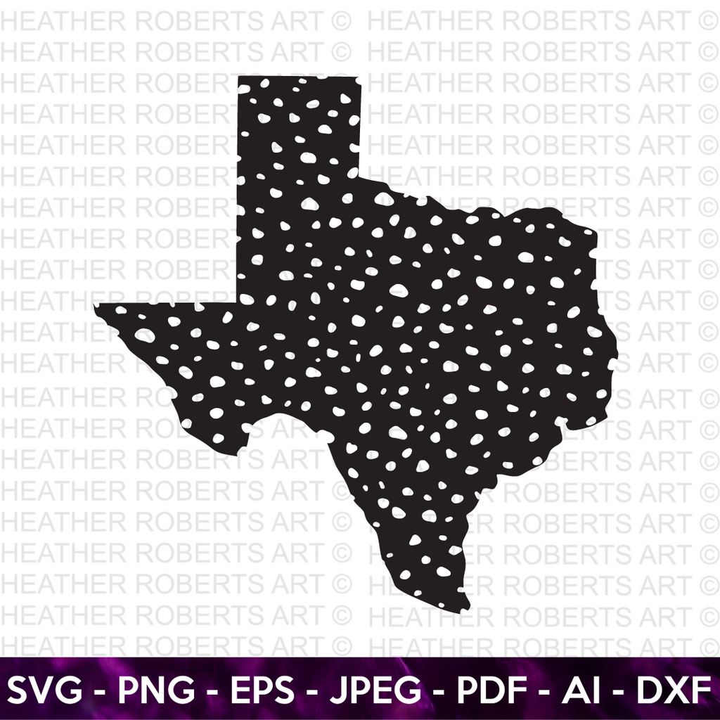 Texas Pattern Design SVG – Heather Roberts Art