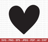 Black Heart SVG