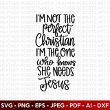 Funny Christian SVG