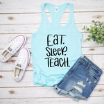 Eat Sleep Teach SVG