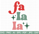 Fa La La Retro SVG