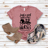 Girl Who Loves Horses SVG