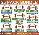 Football Birthday SVG Bundle