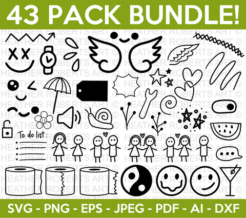 Doodle SVG Bundle