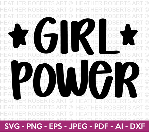 Girl Power SVG