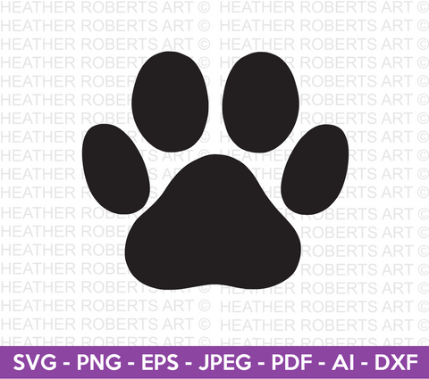 Dog Paw SVG